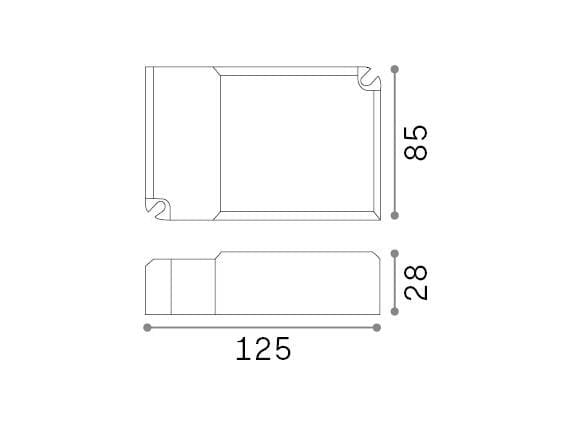 Пластиковый светодиодный источник питания Ideal Lux FLY DRIVER ARCH-00146117 - Вид №3