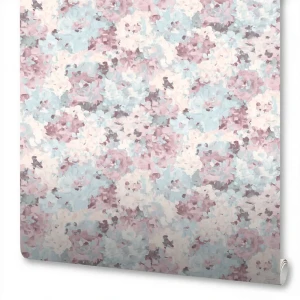 Обои флизелиновые WallSecret Garden розово-голубые 1.06 м 8624-18 85268342 STLM-2169945