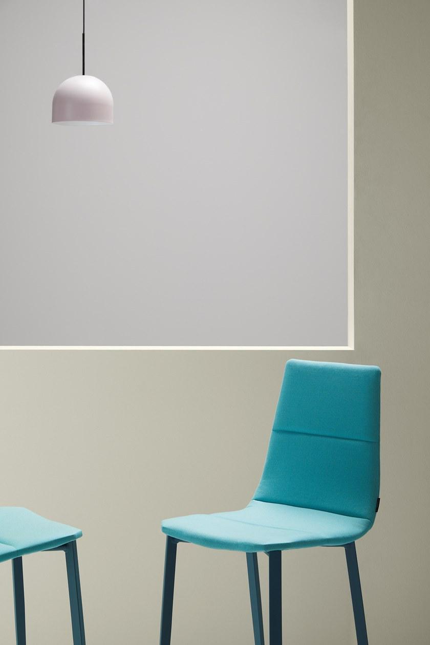 MOBLIBERICA Табурет высокий, обитый тканью, с подставкой для ног Salt sun-id-1414106 - Вид №4