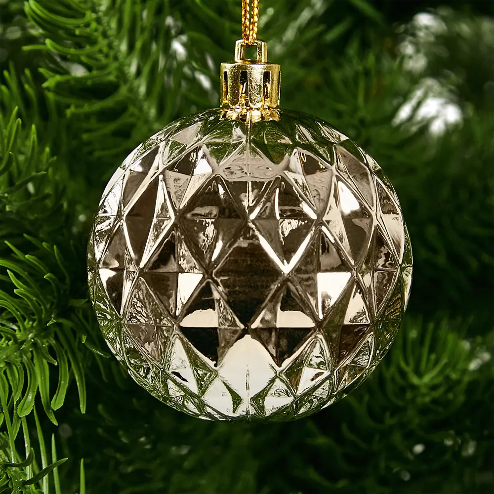 87036352 Набор новогодних шаров Christmas ø8 см цвет зеленый 50 шт. STLM-1541515 Santreyd  - Вид №16