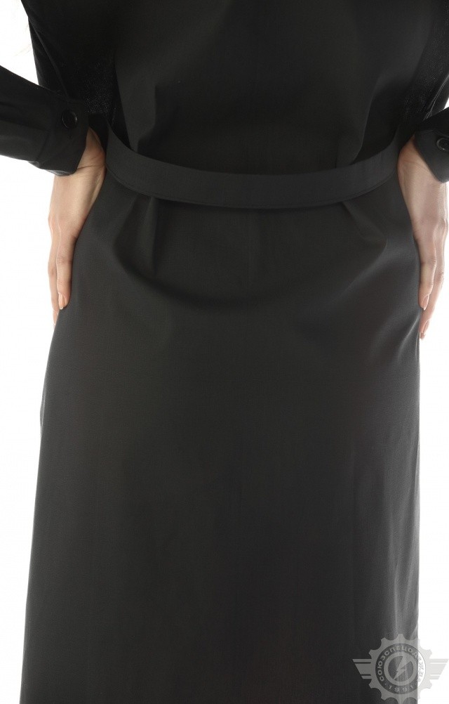 61682 Халат женский темный  Одежда для обслуживающего персонала  размер 60-62/170-176 Спецодежда  - Вид №9