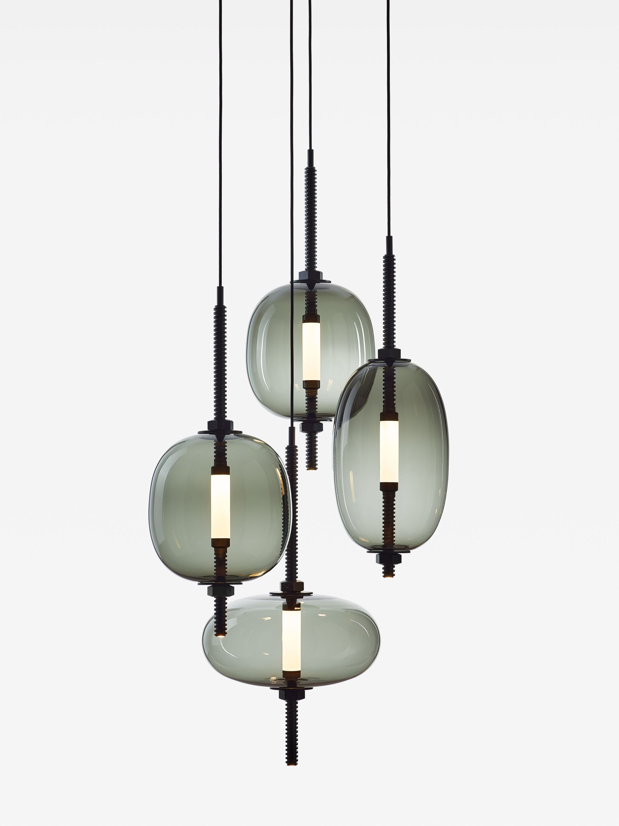 Подвесной светильник из дутого стекла BROKIS под давлением ARCH-00137797 - Вид №9