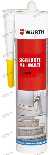Würth Однокомпонентный низкомодульный герметик на основе мс-полимера. Posa del serramento sun-id-1475198