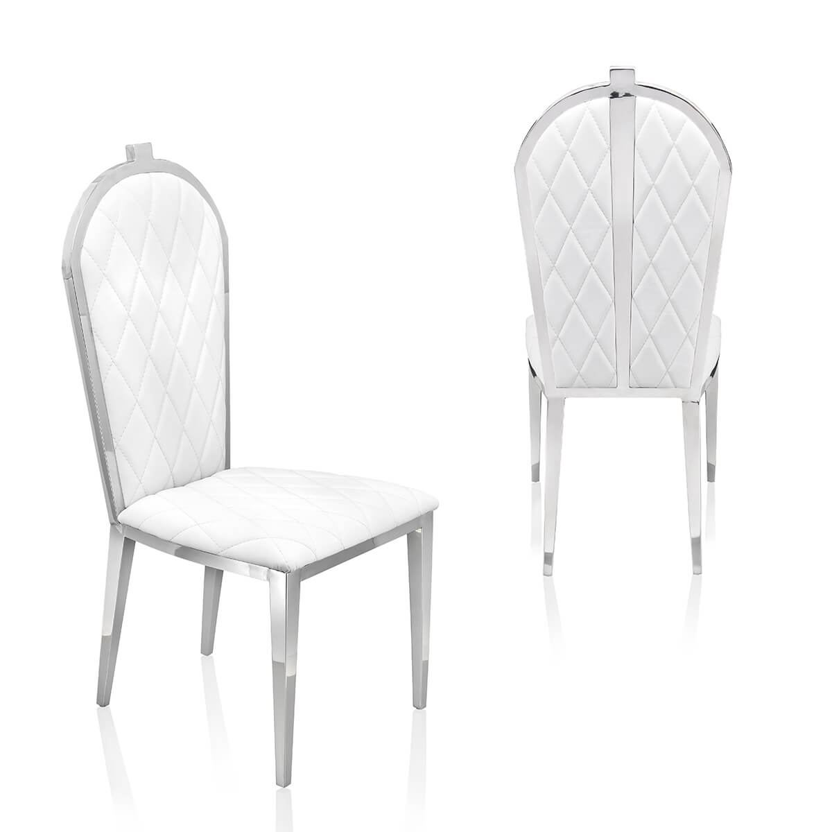 700276-TO ABHIKA СТУЛ BYRON SILVER TORTORA  - Вид №1