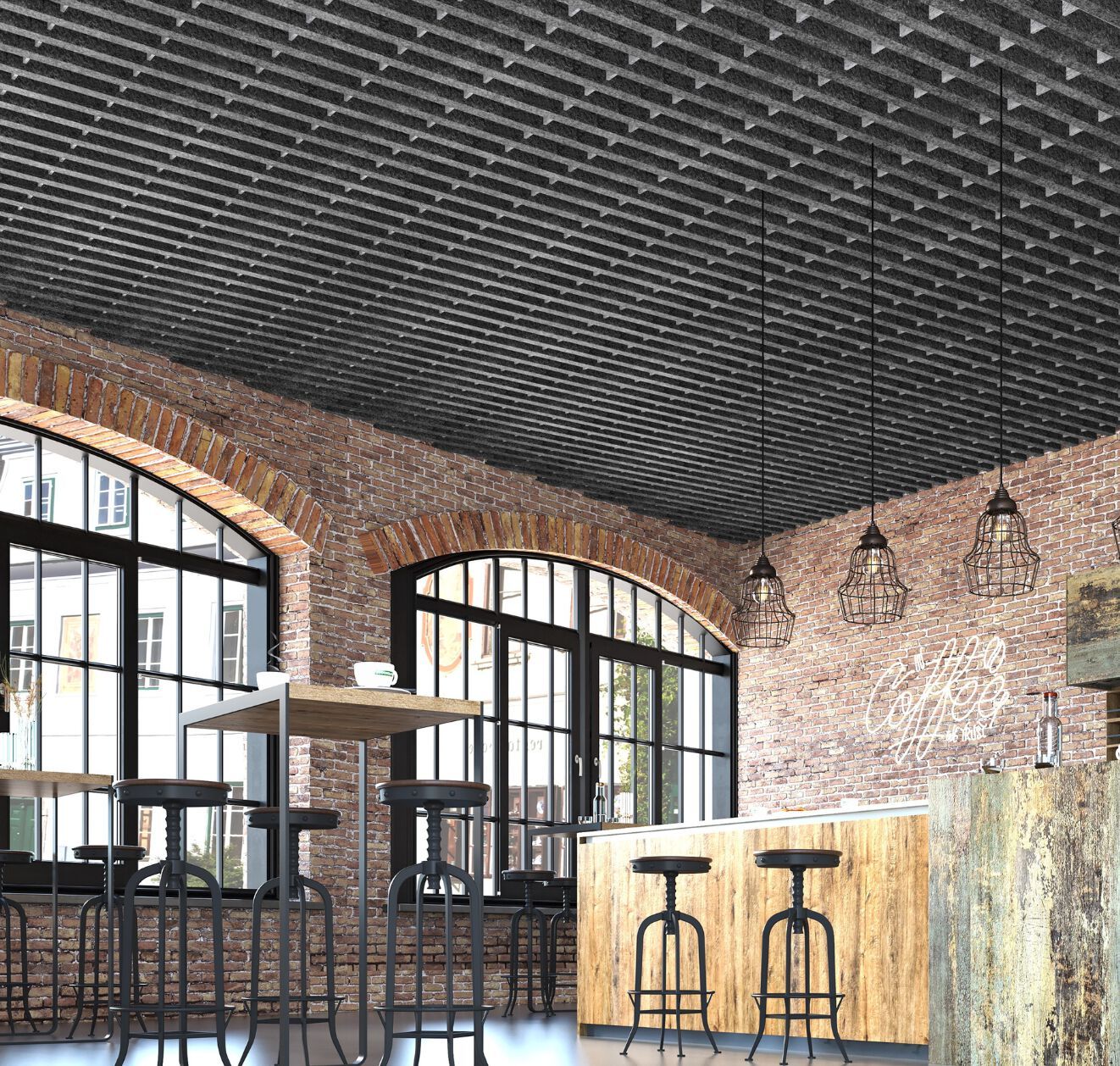 Акустическая панель из полиэфирного волокна ECOcero ECOceiling ARCH-00009588