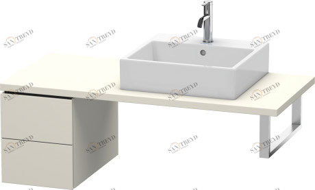 LC583509191 L-Cube Шкафчик для консоли Серо-коричневый декор Duravit