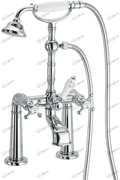 Fir Italia Смеситель для ванны с ручным душем на 2 отверстия Melrose 20 2047802