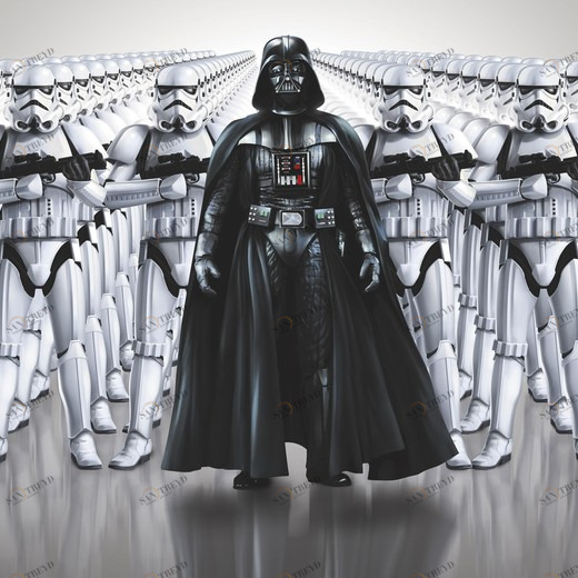 8-490-STAR-WARS-Imperial-Force Фотообои Komar Disney 2.54х3.68 м 8490STARWARSIMPERIALFORCE