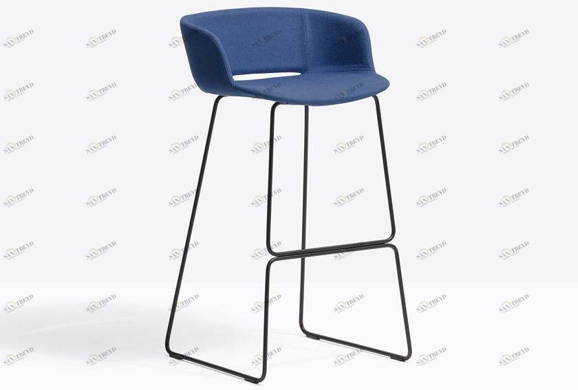 Pedrali Табурет из саночной ткани со спинкой Babila sun-id-1463683