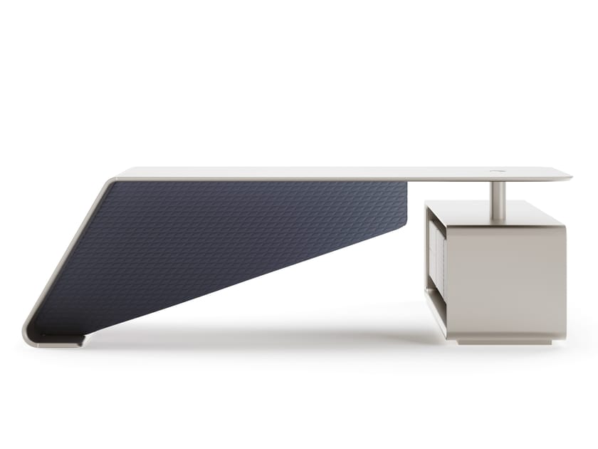 Деревянный стол с кожаными деталями REFLEX Oh ARCH-00127054