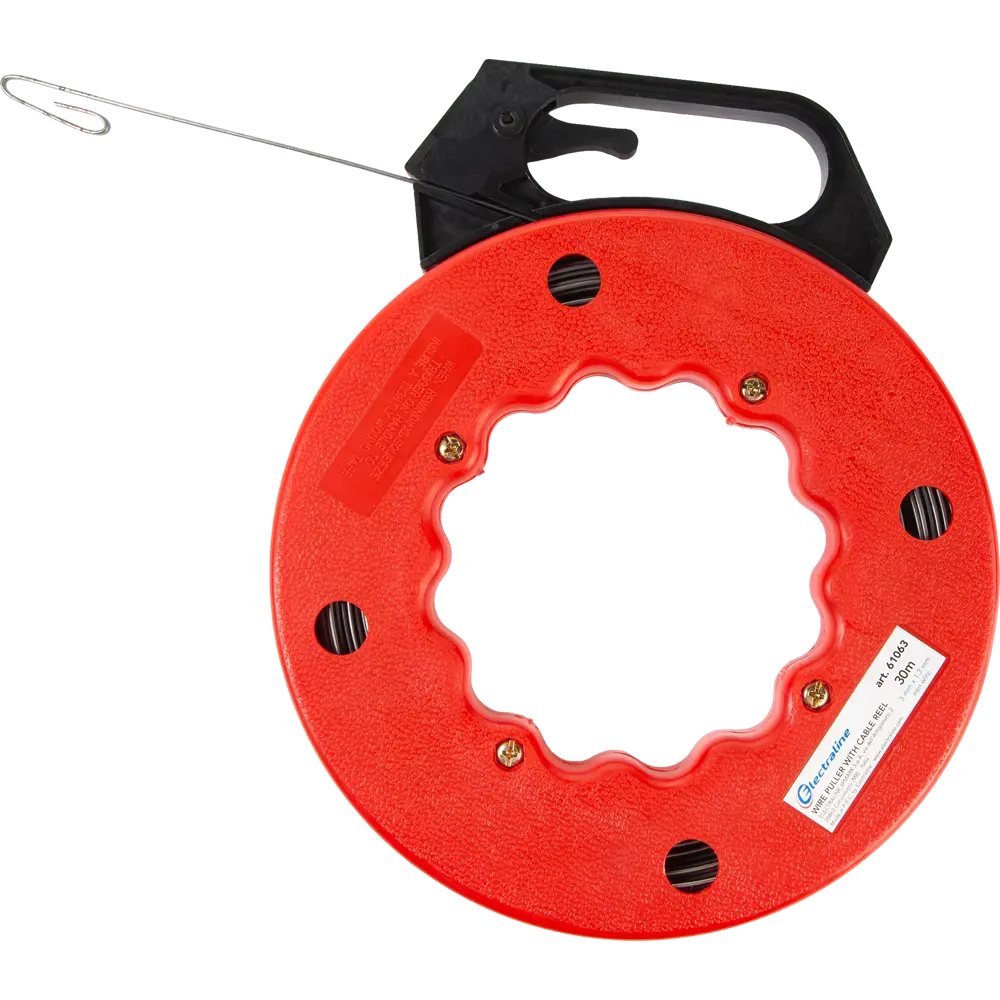 Зонд для кабельной протяжки Electraline 30 метров с эргономичной ручкой 84627217 STLM-0053130