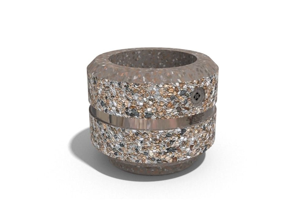 Бетонный круглый низкий плантатор ENCHO ENCHEV - ETE 19/23 ARCH-00048483 - Вид №19