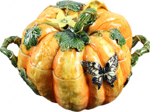 10646065 Романов Фаянс Супница фаянсовая Романов Фаянс "Тыква" Керамика