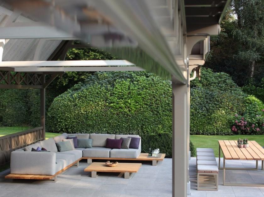 Royal Botania Низкий квадратный алюминиевый садовый столик Vigor lounge sun-id-1408578 - Вид №1