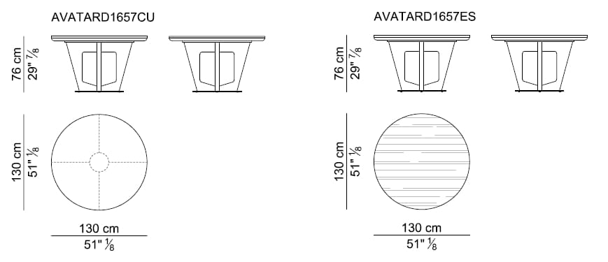 Круглый деревянный стол для встреч i 4 Mariani Аватар ARCH-00144285 - Вид №2