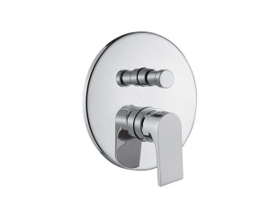 Однорычажный встраиваемый смеситель для душа с переключателем