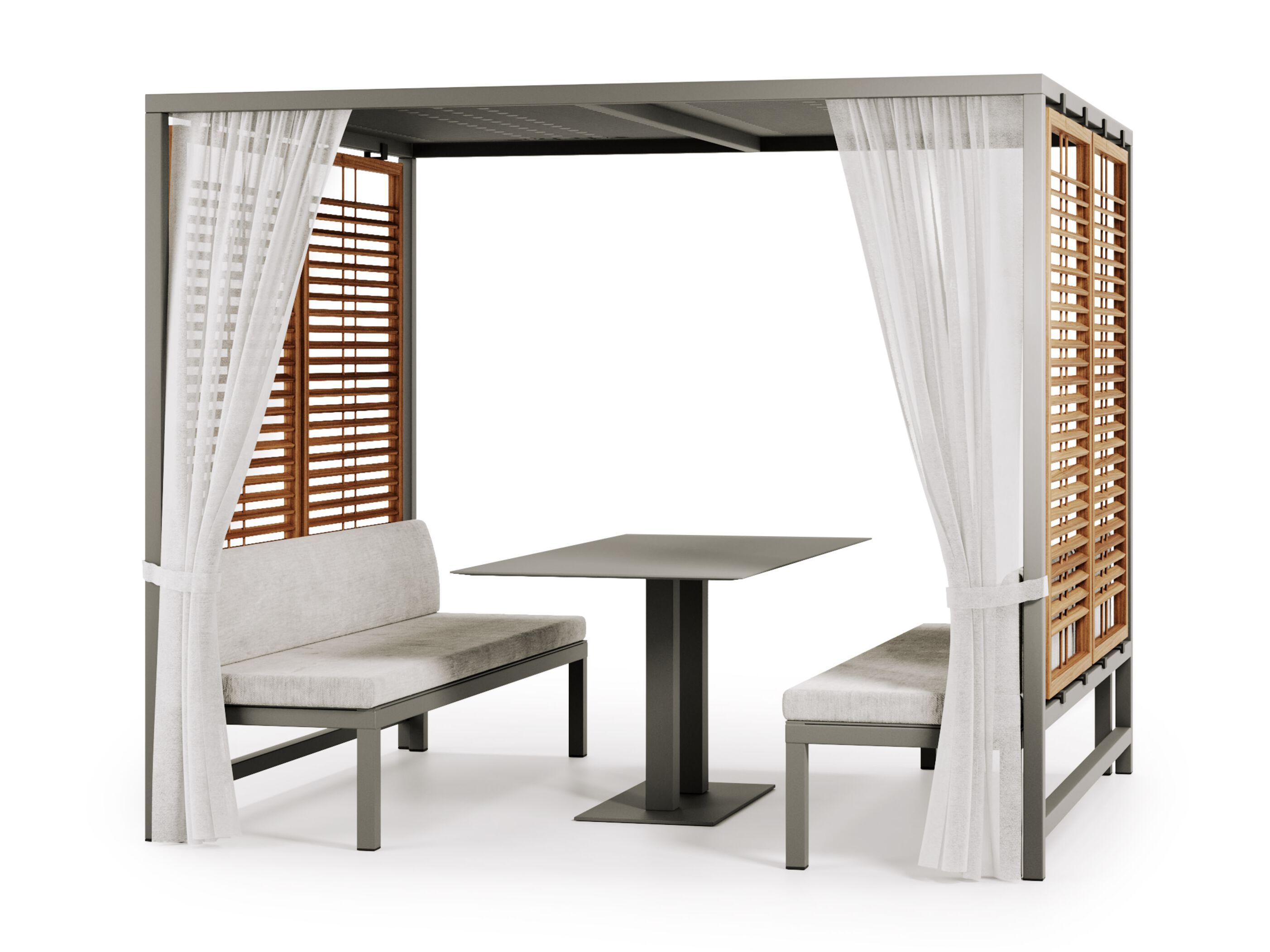 Алюминиевая беседка со столом Atmosphera альков ARCH-00084881 - Вид №18