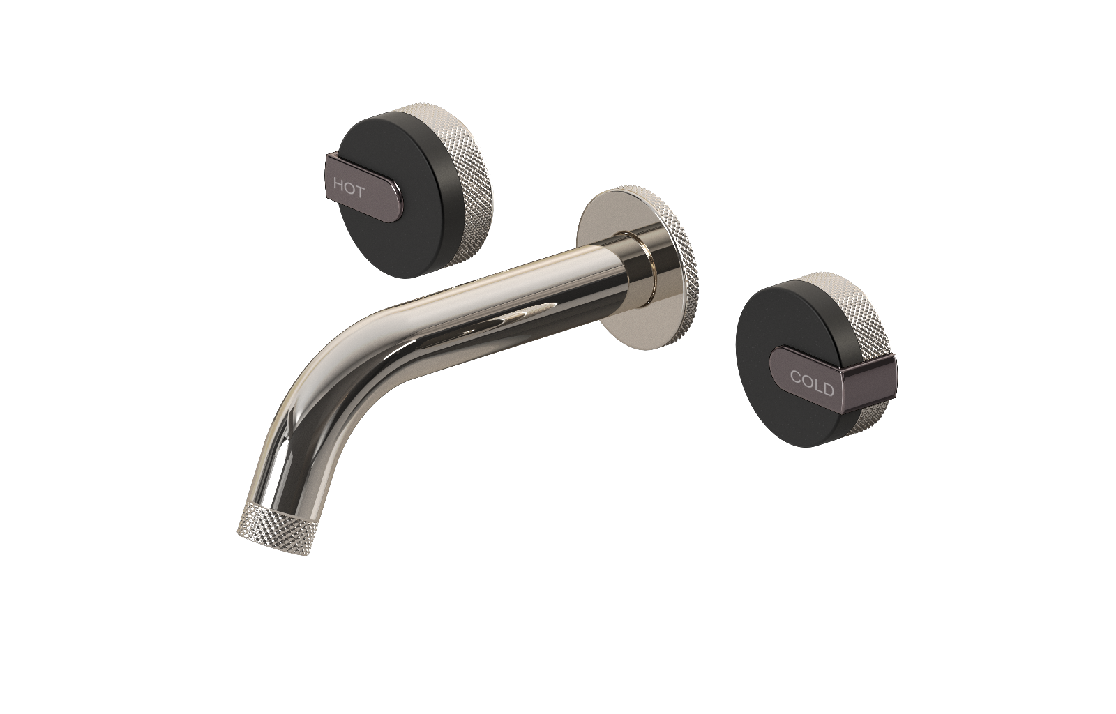 E-11530-R1MBK-L1OX-PN Смеситель для умывальника из 19,1см носикем (внешняя часть) GRAFF MOD+