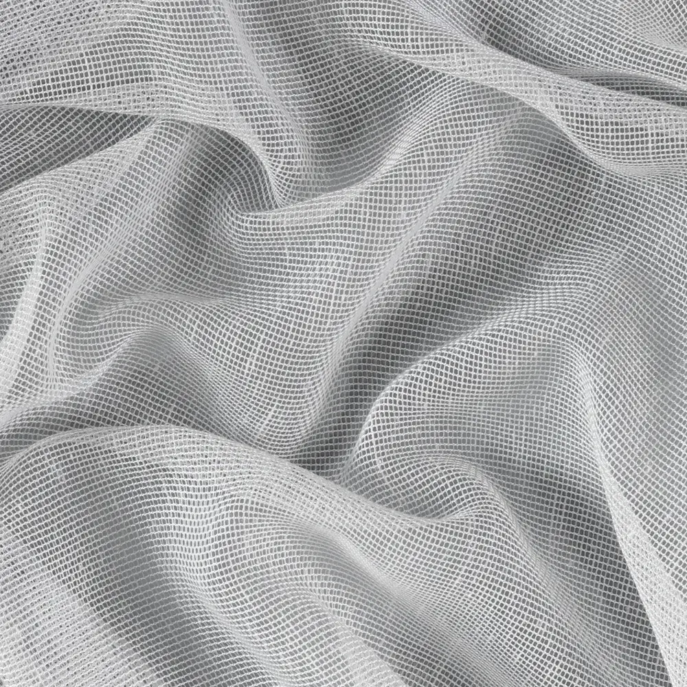 Тюль 1 м/п Сетка с мережкой 300 см цвет серый GARDEN STLM-2017098 - Вид №1