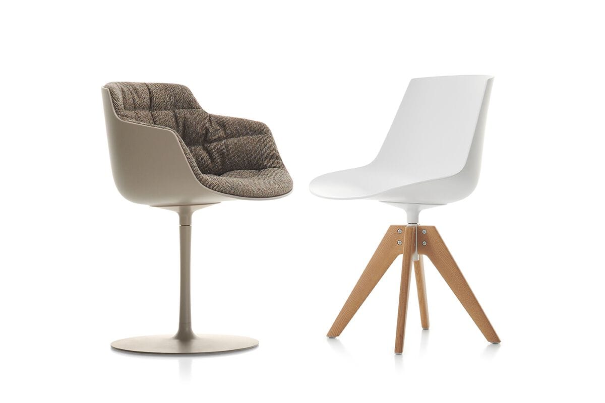 Вращающийся стул из поликарбоната MDF Italia ARCH-00054242 - Вид №1