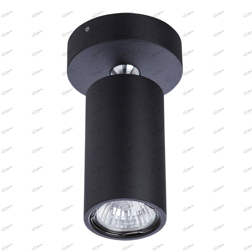 Спот потолочный галогеновый черный Cervantes Gavroche Volta 1968/04 PL-1 DIVINARE GAVROCHE VOLTA 00-3924979 Черный 