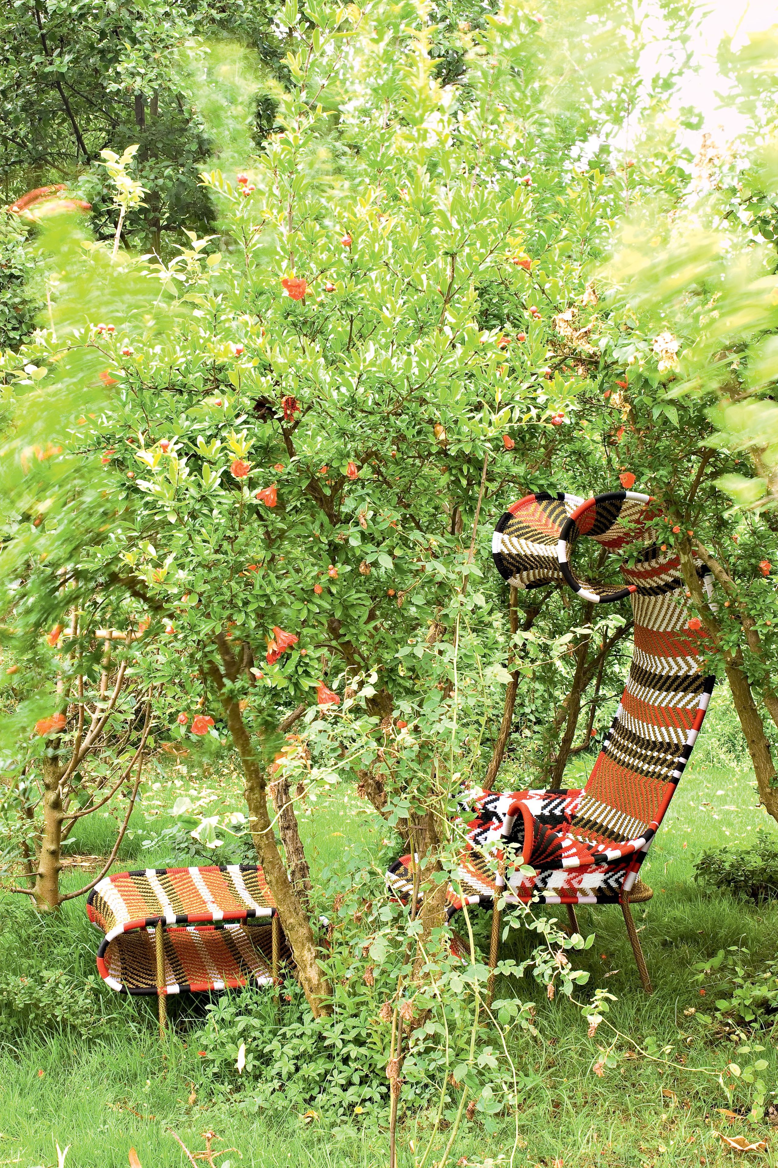 Подставка для ног из полиэтиленовой проволоки ручной работы MOROSO M'afrique ARCH-00061711 - Вид №6