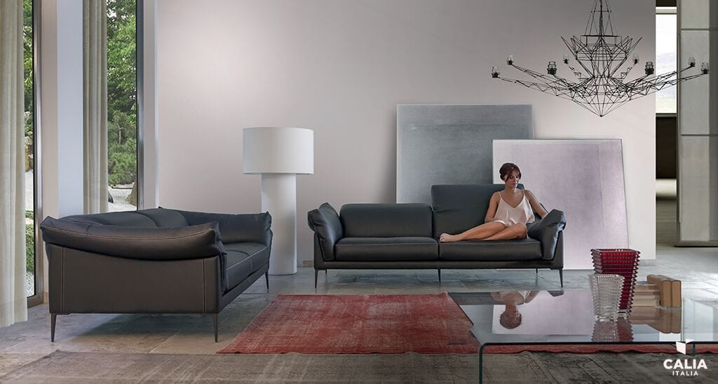 3-местный кожаный диван Calia Italia Superior ARCH-00057477 - Вид №4