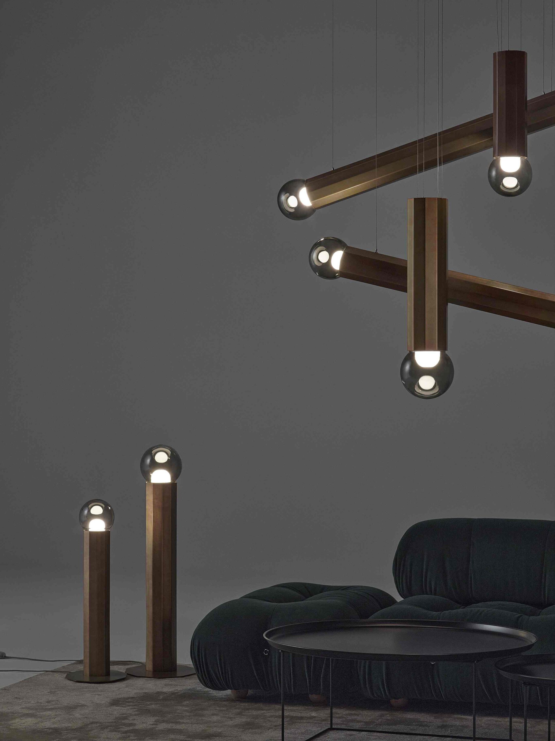 Светодиодный торшер из выдувного стекла и металла BROKIS Prisma ARCH-00031038 - Вид №11