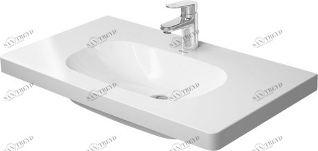 03528500002 Подвесная раковина настенная овальная Duravit D-Code