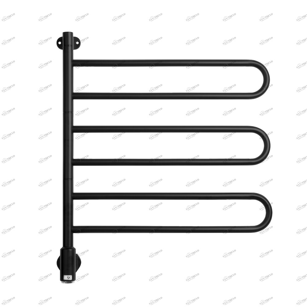 PAX 25-1041 Полотенцесушитель электрический Flex U 3/650 черный поворачиватьс моменто II ™ 