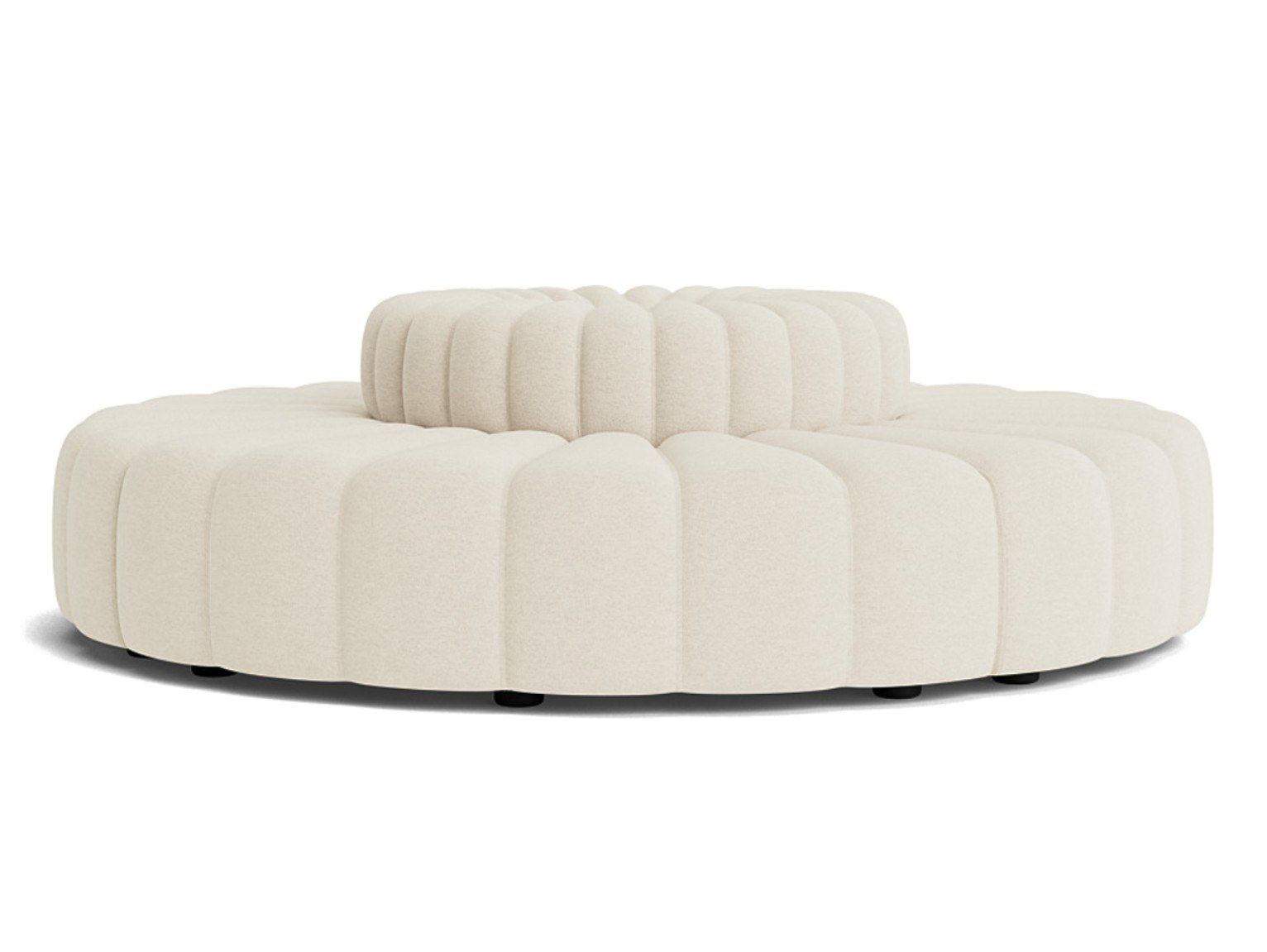 Тканевый изогнутый модульный диван NORR11 студия ARCH-00004549