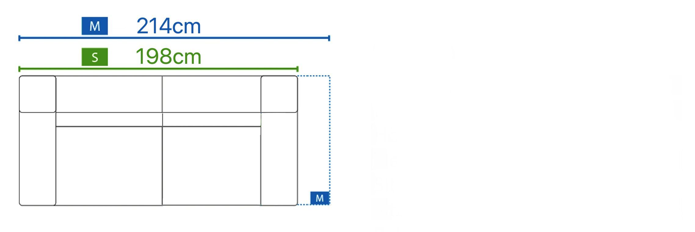 3-местный кожаный диван Sofanella Nanto ARCH-00066200 - Вид №4