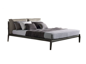 Съемная двуспальная кровать с мягким изголовьем