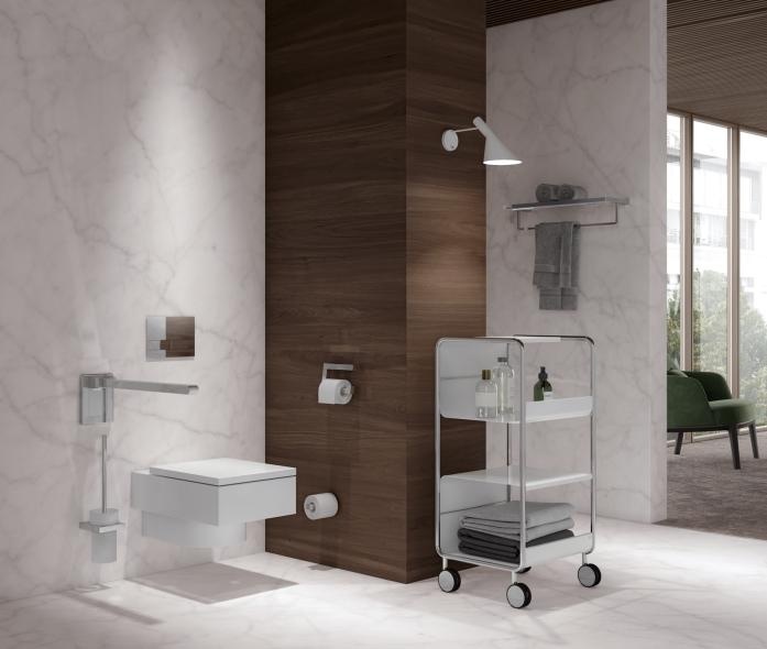 100.20.10045 Набор туалетных щеток HEWI System 100 | Edelstahl  - Вид №6