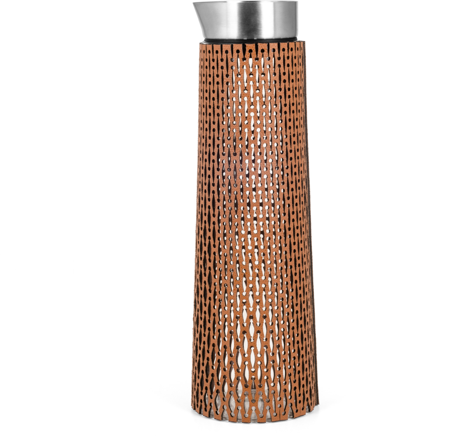 Графин Sophie - 1,5 л - Ø 10X В 34,5 см / зернистая кожа_белый