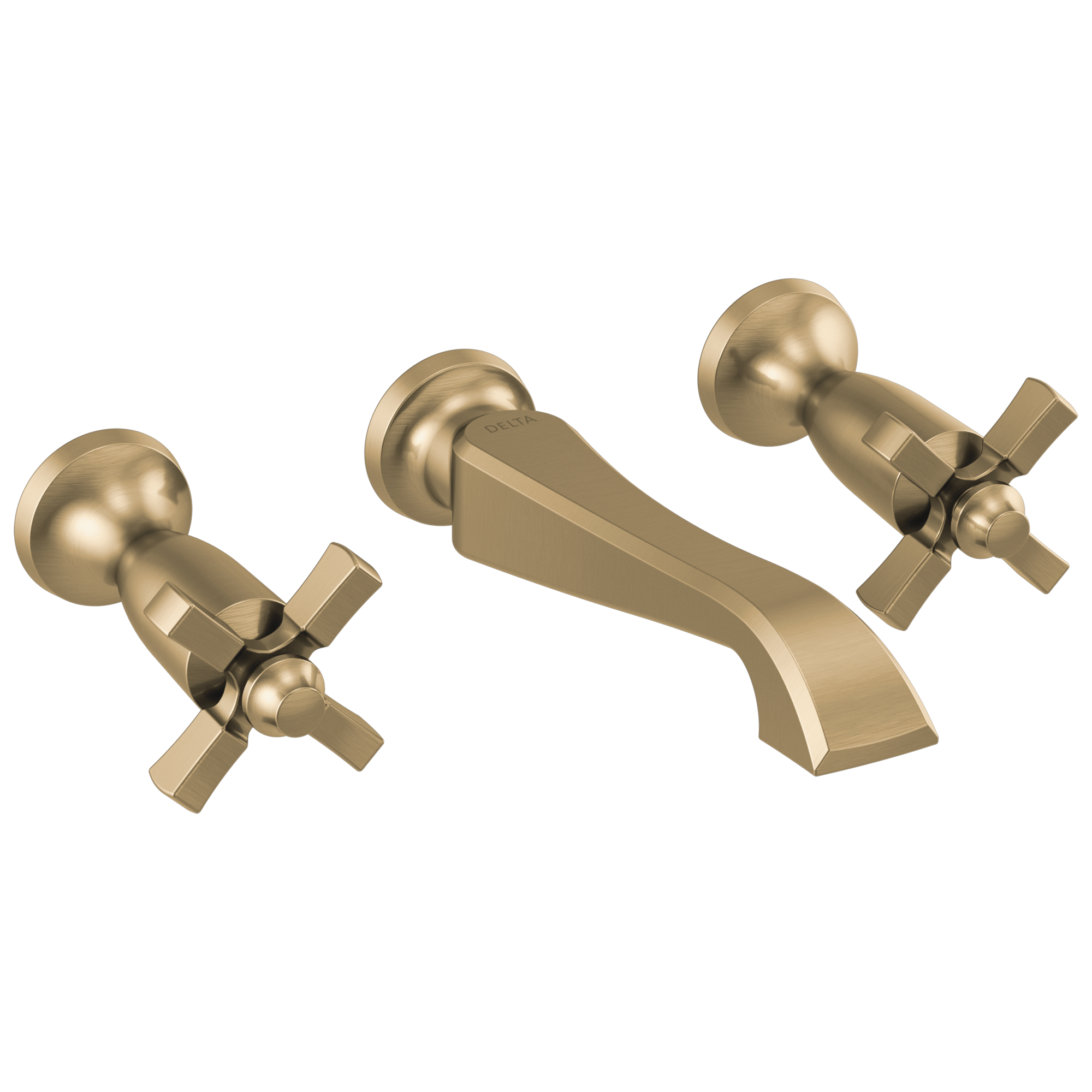 T3557LF-CZWL Только отделка для смесителя для ванной комнаты с настенным креплением с двумя ручками Delta Faucet Dorval Шампанское бронза 
