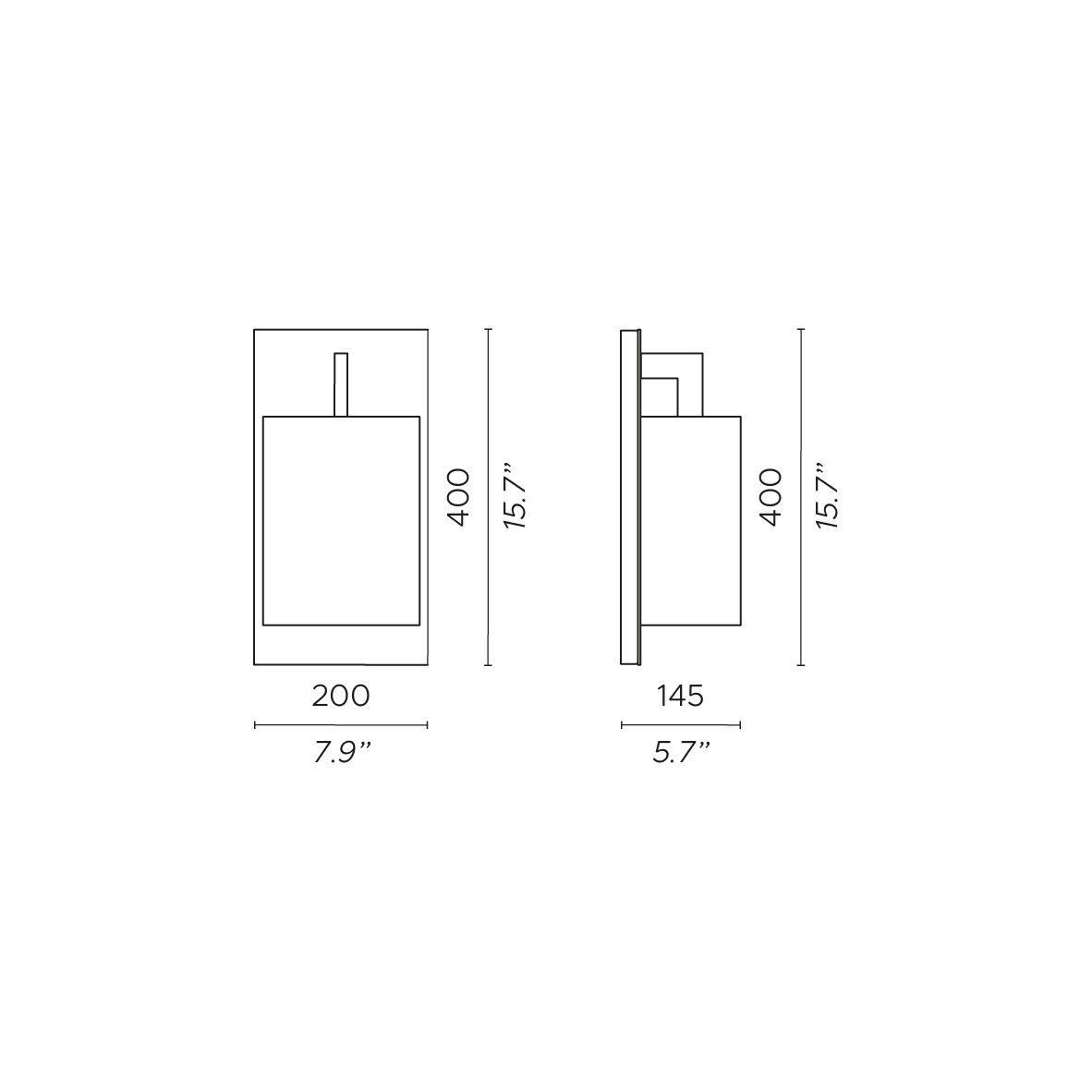 Ткань светодиодный настенный светильник Contardi ARCH-00049513 - Вид №2