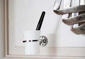 Gentry Home Керамический держатель стакана Queen Хром GH101032 - Вид №1