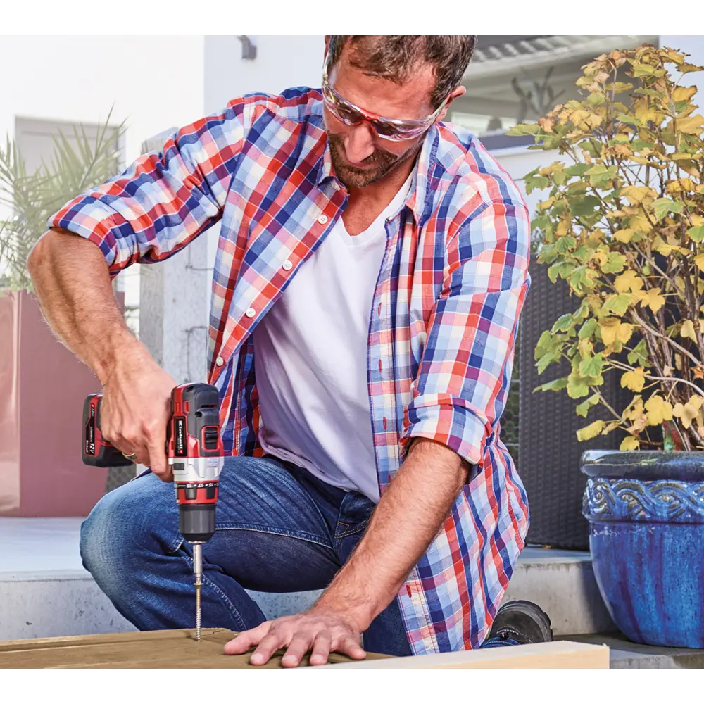 Дрель-шуруповерт аккумуляторная Einhell TE-CD 12/1 Li, 12 В Li-ion 1x2 Ач STLM-2132130 - Вид №4