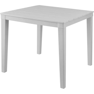 Стол садовый Элластик-Пласт Прованс 80x80 см пластик белый