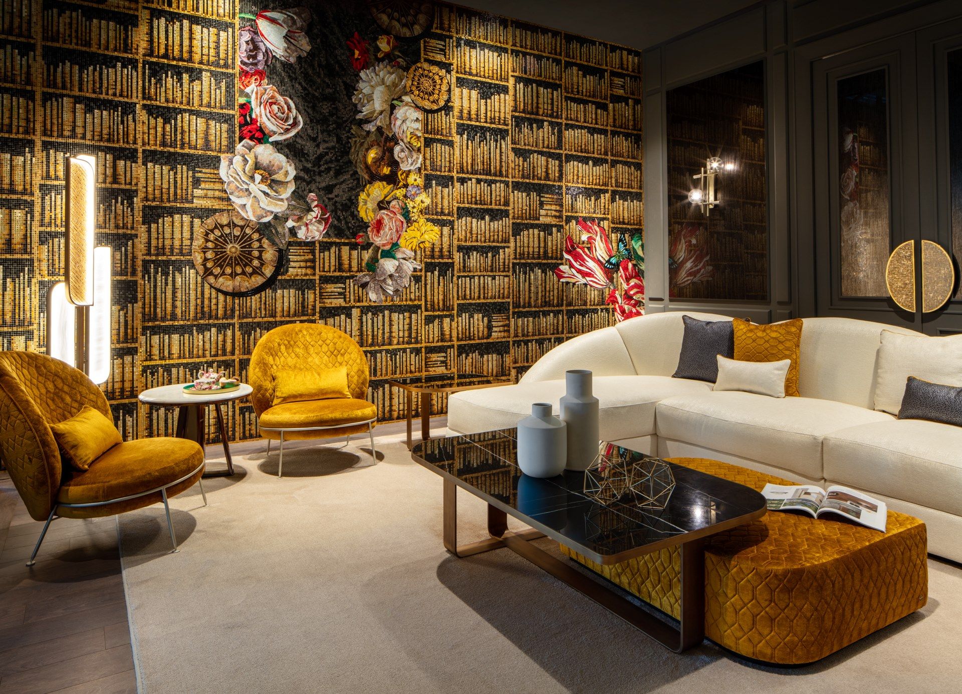 Мраморный прямоугольный журнальный столик Sicis Висконти ARCH-00115019 - Вид №2