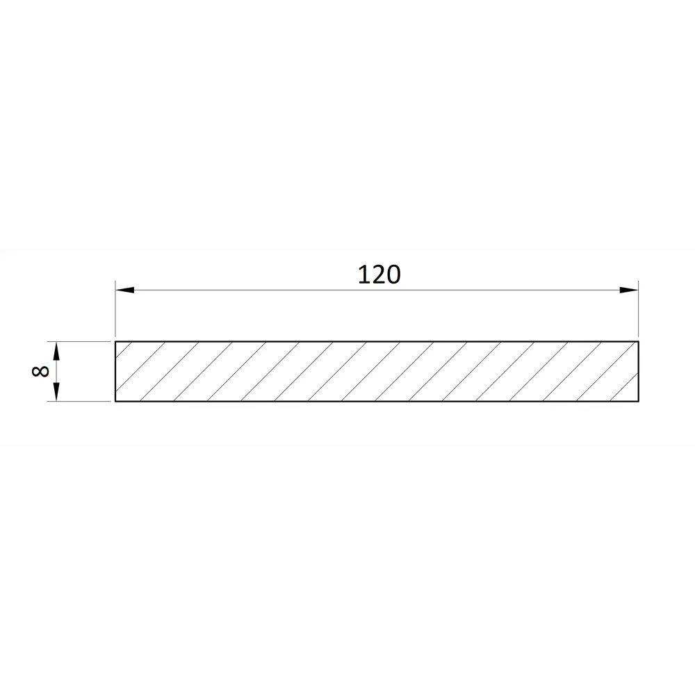 Добор Verda 8x120x2070 мм ламинация ПВХ цвет итальянский орех 83695929 STLM-2094460  - Вид №2