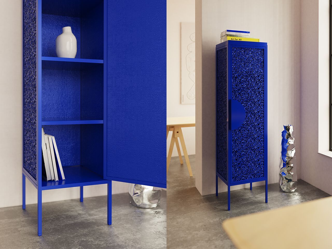 Металлический шкаф DBE.FURNITURE Blue Moon ARCH-00015087 - Вид №1