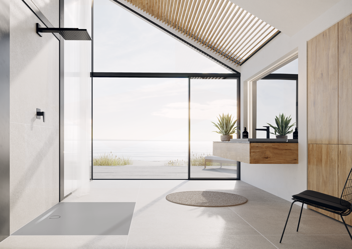 Душевой поддон KALDEWEI Сталь эмалированная 1616-1 294 черный матовый 100 1616-1294 - Вид №7