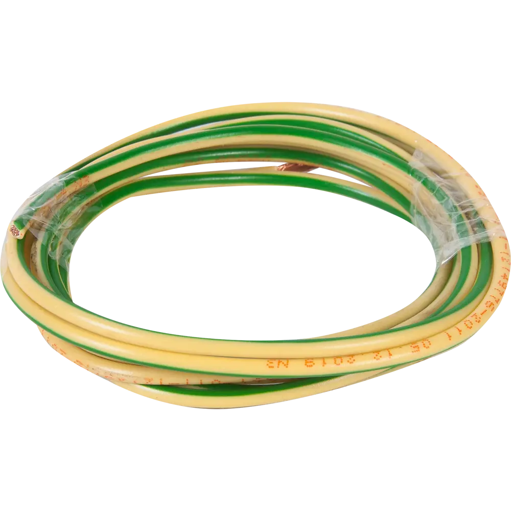 ОРЕОЛ Кабель силовой ПуВнг(А)-LS 1x6 мм² медь желто-зеленый 83595400 STLM-1103931 - Вид №1