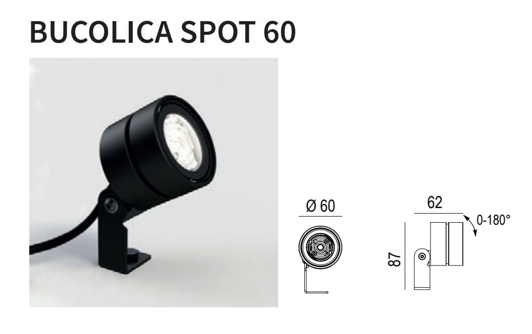 Регулируемый алюминиевый светодиодный прожектор Lucifero's буколический ARCH-00119469 - Вид №3