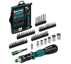 Отвертка с насадками/битами KRAFTOOL 25554-H55_z01 9107931