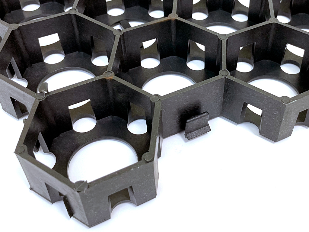 Газонная решетка чёрная 544*336*32мм ГеоПластБорд GPBST-103 - Вид №2