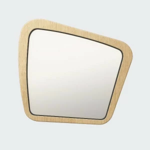Зеркало настенное среднее шпон темно-серое Woodi WOODI ДИЗАЙНЕРСКИЕ 00-3966402 Серый