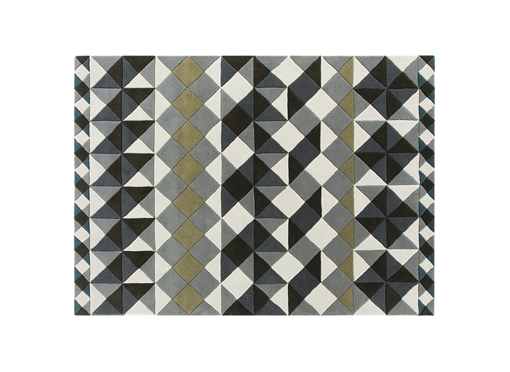 100470 Ковер Hand Tufted Grey GAN Mosaiek  - Вид №1